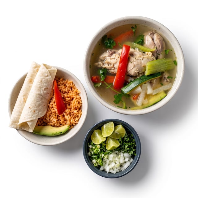 Caldo de Pollo.